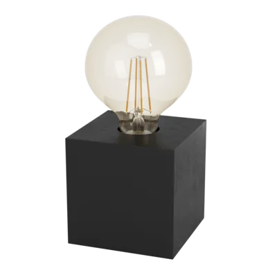 PRESTWICK 2 Asztali 1xE27 fa fekete