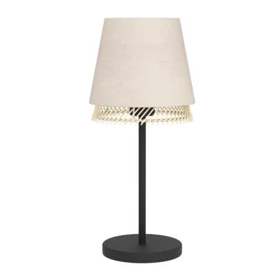 TABLEY Asztali E27 1x40W fk/nat/bam