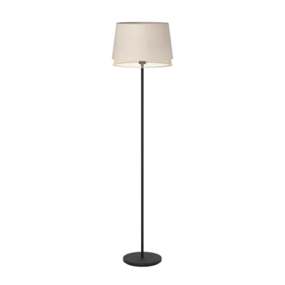 TABLEY Álló E27 1x40W fek/nat/bamb.