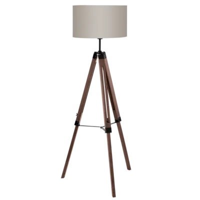 LANTADA Álló E27 60W dió/króm/bézs
