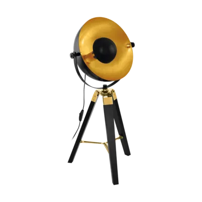 COVALEDA Asztali E27 1x60W fk/réz