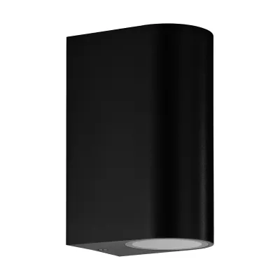 LED kültéri fali GU10 2X5W IP44 fekete SCOGLIE@