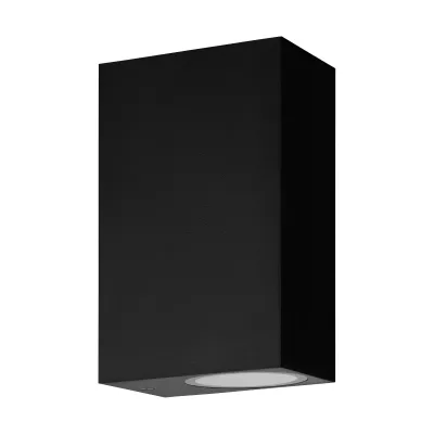 LED kültéri fali GU10 2X5W IP44 fekete SCOGLIE@