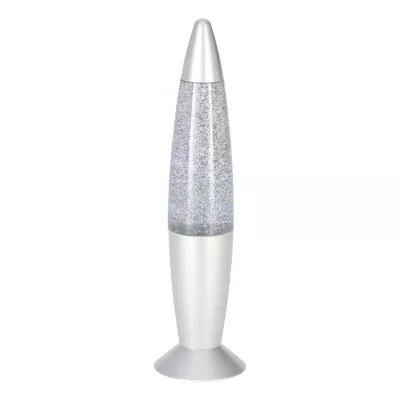 GLITTER LED-RGB asztali ezüst@