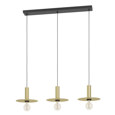 ESCANDELL Függ. E27 3x40Wcsiszréz