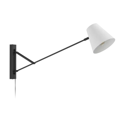 FORCADET Fali E27 1x40W fk/szürke