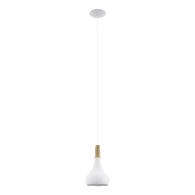 SABINAR függeszték E27 40W 18cm fehér/barna