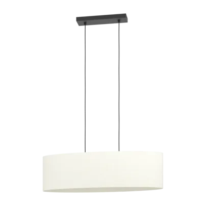 FEBRES Függeszték E27 2x60W fek/feh