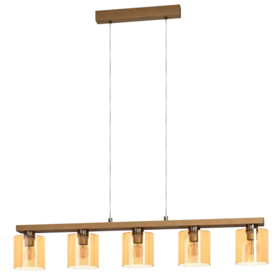 CASTRALVO Függ. E27 5x28Wfa/amber