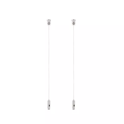 Függesztő szett2x150cm ezüst@