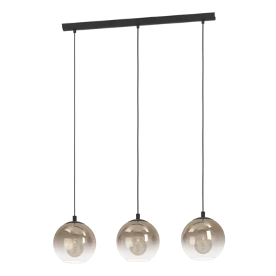 ARISCANI 1 Függ. E27 3x60W fk/réz/