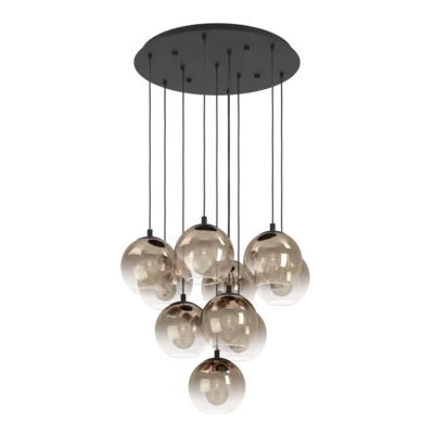 ARISCANI 1 Függ. E27 10x60W fk/réz/