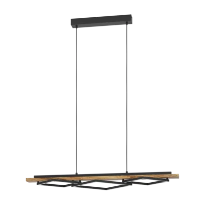 BOYAL LED függ. 3000K fk/ruszt.fa