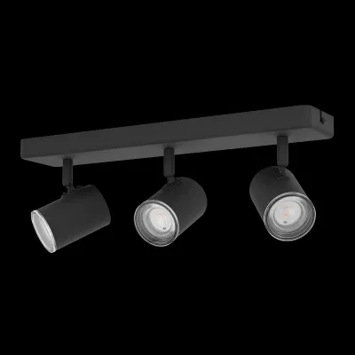CONSUMA 1 Menny spot GU10 3x5W IP44 fekete