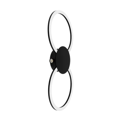 VENTICELLO 1 LED-WL/DL SCHWARZ/WS
