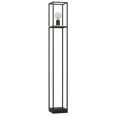 LIBERTAD Álló E27 1x40W fekete/fa