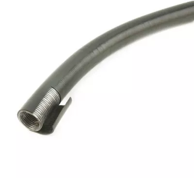 UNIVOLT KFR 20 GÉGECSŐ FÉM FEKETE 25 FÉM GÉGECSŐ, MŰANYAG KÖPENNYEL 25m