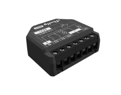 Shelly két áramk. Wi-Fi+BT+Árammérő@ ALL-REL-PLUS2PM-R3