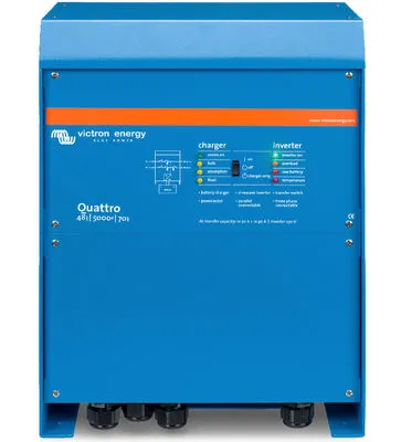 QUATTRO inverter beépített akkumulátortöltővel 48V/5000VA/70A-100A/100A 230V VE.Bus