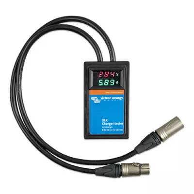 XLR akkumulátortöltő tesztelő 8-80V DC/0-10A DC