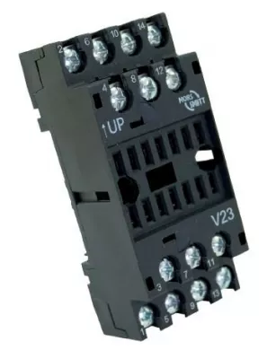 RELÉ ALJZAT 14P. 10A V23 MORS SMITT