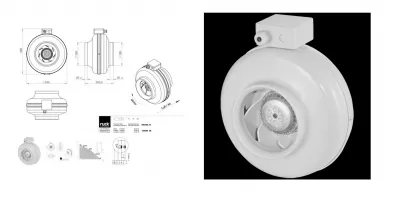 RUCK RS 200L 10 CSŐ VENTILÁTOR