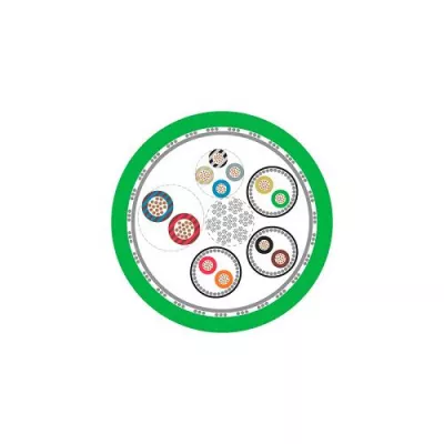 ÖLFLEX® SERVO 728 CY(4x2x0,34+4x0,5) Jeladókábel, 30V, PVC, árnyékolt