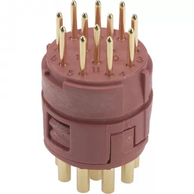 EPIC® SIGNAL M23 KIT A1 N 12P SLM Panelre szerelt csatlakozóház; M 23