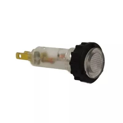 L-10 220V jelzőlámpa víztiszta lapos
