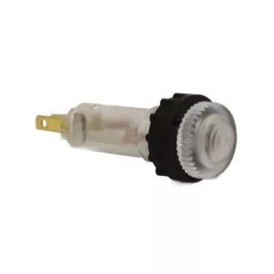 L-10 12V jelzőlámpa víztiszta domború