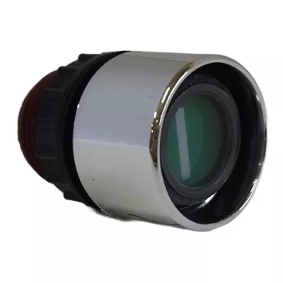 D-12/GT süllyesztett nyomófej, zöld lapka  I  jellel, fémgőzölt frontgyűrűvel