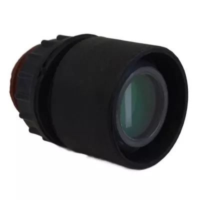 D-12/GT-sw süllyesztett nyomófej, zöld lapka  I  jellel, fekete frontgyűrűvel