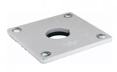 e-K1 eloxált alumínium előlap 1 furattal IP54