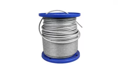 DRÓTKÖTÉL PVC BEVONATTAL 5 -ÖS Min.rendelhető : 100m