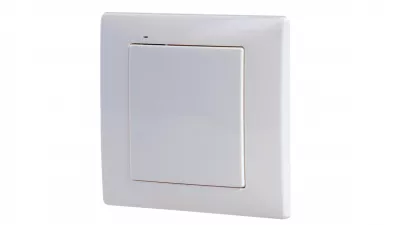 RÁDIÓS JELADÓ NYOMÓGOMB 2 CSATORNÁS FEHÉR , 3 VDC, 868,32 Mhz, 300 m