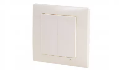 RÁDIÓS JELADÓ NYOMÓGOMB 4 CSATORNÁS KRÉM, 3 VDC, 868,32 Mhz, 300 m