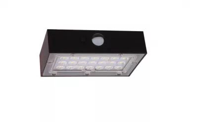 LED FALI VIL.TEST+MOZG.ÉRZ.+NAPEL. 3W 4000K 350lm 3,7V 1,2Ah FEKETE