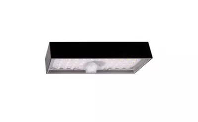 LED FALI VIL.TEST+MOZG.ÉRZ.+NAPEL. 6W 4000K 900lm 3,7V 3Ah FEKETE