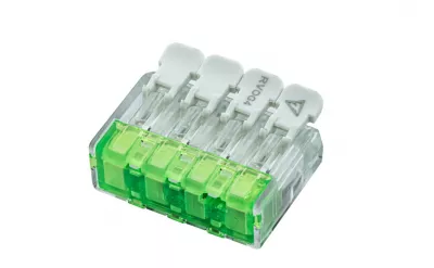 VEZETÉK ÖSSZEKÖTŐ 0,2-4mm2 ÁTL. NYITHATÓ 2P 32A 450V AC