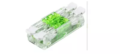 VEZETÉK ÖSSZEKÖTŐ 0,5-4mm2 ÁTL. NYITHATÓ 2P 32A 400V AC