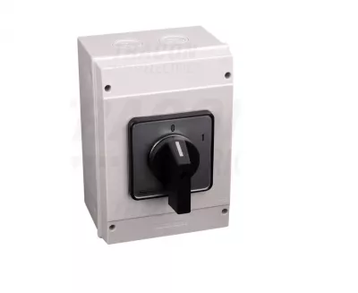 Kézikapcsoló tokozott 160A 3P 37kW be-ki 88×88mm, 60° IP65