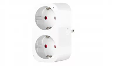 OKOS CSATLAKOZÓ ADAPTER 2xSCHUKO, 240VAC, 16A