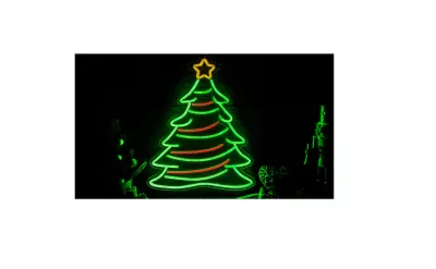 XMAS LED NEON KARÁCSONYI FENYŐ USB USB, 1,5m, 4,5W, RGB