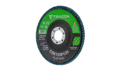 CSISZOLÓKORONG 125X22mm P120