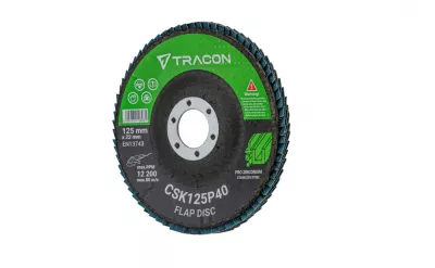 CSISZOLÓKORONG 125X22mm P40