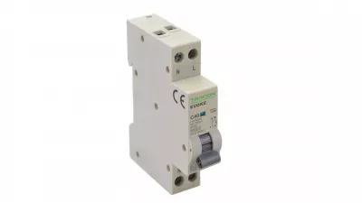 KOMBINÁLT VÉDŐKAPCSOLÓ 13A B 2P 1MOD 30mA 6KA ELEKTRONIKUS