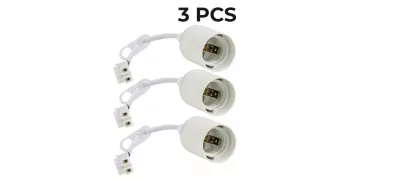 FOGLALAT E27 CSAVAROS CSAT. CS/3DB