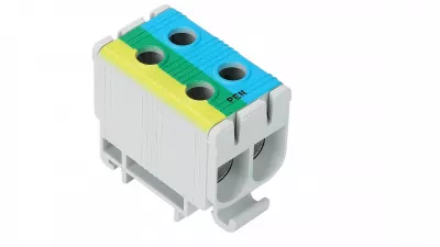 FŐÁRAMKÖRI LEÁGAZÓ KAPOCS KÉK/ZS 6-50mm2 160A KÉK/ZÖLDSÁRGA