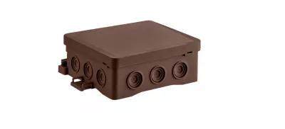 KÖTŐDOBOZ FALON KIVÜLI 100X100 BARNA PDB100X100