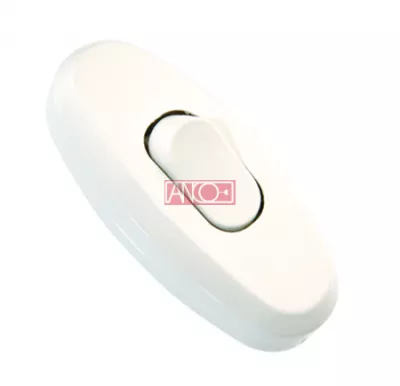 ZSINÓRKAPCSOLÓ 6A 250V FEHÉR